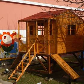 casas y mangrullos para niños