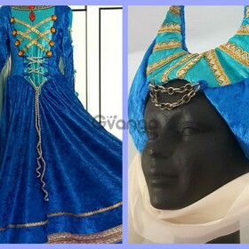 vestido de fantasía medieval