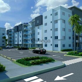 Hermoso proyecto de apartamentos con área verde en la Jacobo Majluta