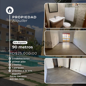 Apartamento en Alquiler - Cerca de Avenida España-Santo Domingo Este