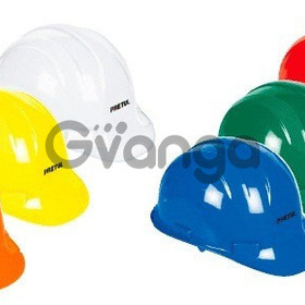 Cascos de seguridad laboral, varios colores.