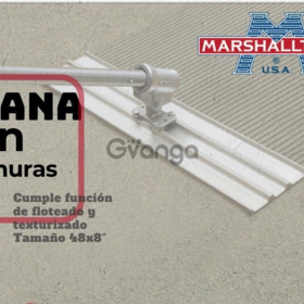 Llanas Toro con ranuras 48 Pulg. MARSHALLTOWN Flota y texturiza.