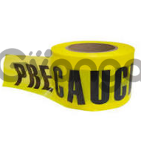 Cintas de precaución rollo 300 Mts. Color amarillo.