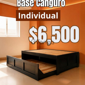 Base Canguro Individual de Madera de Pino en México I Guadalajara