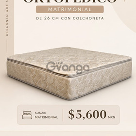¿Buscas un Colchón Matrimonial Ortopédico de 26 cm en Monterrey?