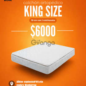 ¿Ya conoces nuestro Colchón Ortopédico King Size de 19 cm en Monterrey?