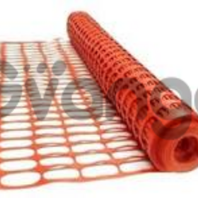 Mallas de polietileno Delimitantes, color naranja, rollo de 30 Mts..