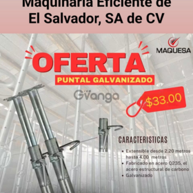 Puntales Extensibles de Aero Galvanizado. Hechos en China.