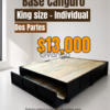 Base Canguro King Size + Individual en Dos Partes | Ahorra Espacio | Envíos a Todo México
