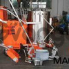 Maquina Pinta Rayas en caliente JF. Con pintura termoplastica.
