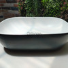 LAVATORIO CERAMICO DE SOBREPONER 46X33X13 cm Costa Rica 3