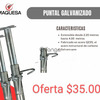 PUNTALES EXTENSIBLES DE ACERO GALVANIZADO. Hechos en China