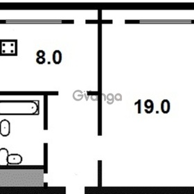 Продается квартира 1-ком 20 м² саенко