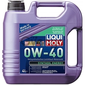 LIQUI MOLY Synthoil Energy 0W-40 | 100% ПАО синтетика 4Л