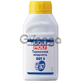 LIQUI MOLY Тормозная жидкость Bremsenflussigkeit DOT 4 0,25Л