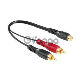 Кабель HAMA 44115 Audio Adapter 2RCA Plugs-RCA Jack
