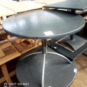 Продам стол б/у круглый верзалит серого цвета