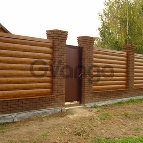 Блок хаус металлический (доска)  забор