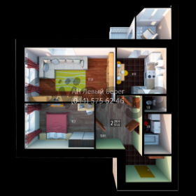 Продается квартира 2-ком 60 м² ул. Мечникова, 106д