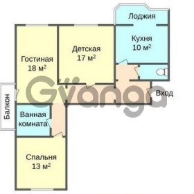 Продается квартира 3-ком 76 м² Чистяковой,д.68