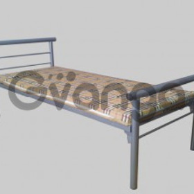 Металлические односпальные и двуспальные кровати в гостиницы, хостелы