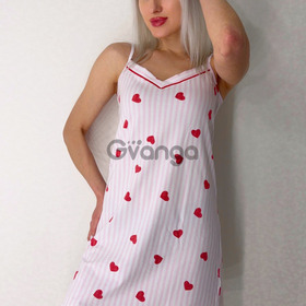 Женская ночная сорочка на тонкой бретели "Loveu" (арт. LDK 112/67/02)