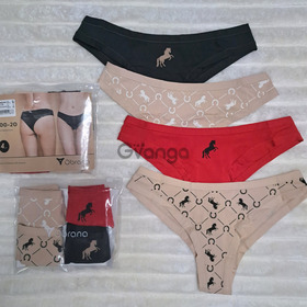 Женские трусы-бразилианы с рисунком ТМ "Obrana" (арт. 200-20/2)
