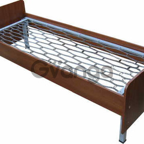 Кровати металлические престиж с ЛДСП спинками в детские сады