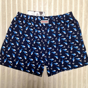 Мужские семейные трусы с рисунком акулы (арт. МБ 000260)