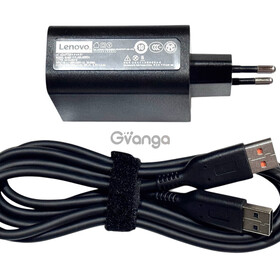 Блок питания для ноутбука Lenovo 20V 2A 40W USB квадратный с кабелем