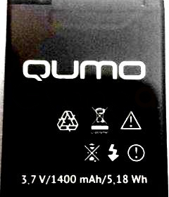 Qumo (452) 1400mAh Li-polymer