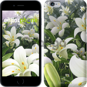 Чехол на iPhone 7 Белые лилии 