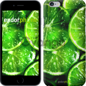 Чехол на iPhone 7 Зелёные дольки лимона 