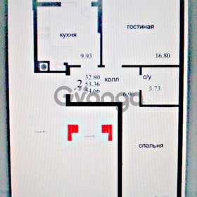 Продается квартира 2-ком 56 м² Калининградский проспект