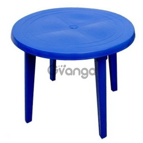 Стол пластиковый, круглый, д.90 см