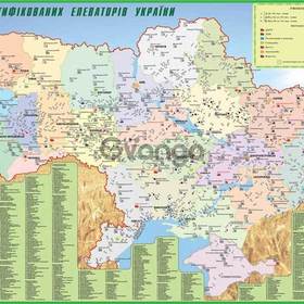 Карта элеваторов Украины