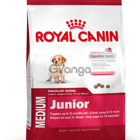 Корм для собак royal canin medium junior 15 кг.