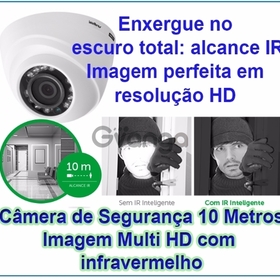 Câmera de Segurança Intelbras Multi HD 10 Metros