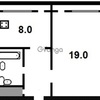 Продается квартира 1-ком 20 м² саенко 1