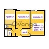 Продается квартира 2-ком 54 м² Перервинский б-р., 19 к2, метро Братиславская