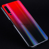 TPU+Glass чехол Gradient Aurora для Samsung A750 Galaxy A7 (2018) Красный