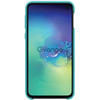 Чехол Silicone case (AAA) для Samsung Galaxy S10e Голубой / Marine Green