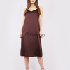 Платье-комбинация (артикул 15942151/шоколадный) - темно-коричневый, XL