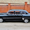 204 Ретро автомобиль ZIM GAZ-12 черный на свадьбу