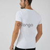 Мужская белая футболка из коллекции "Basic" (арт. MBSK 500/01/01)