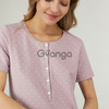 Женская ночная сорочка с коротким рукавом "Praline" (арт. LDK 103/14/02)