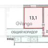 Продается квартира 1-ком 47 м² Шоссейная улица, 13