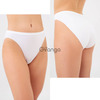 Женские слип трусы белого цвета "Hi-Leg Briefs" 2