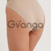 Женские бесшовные бежевые трусы Hi-Leg Briefs 3