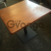 Продам  деревянный стол с металлическим основанием бу